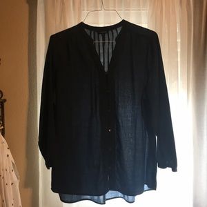 Land’s End Navy Blue Tunic